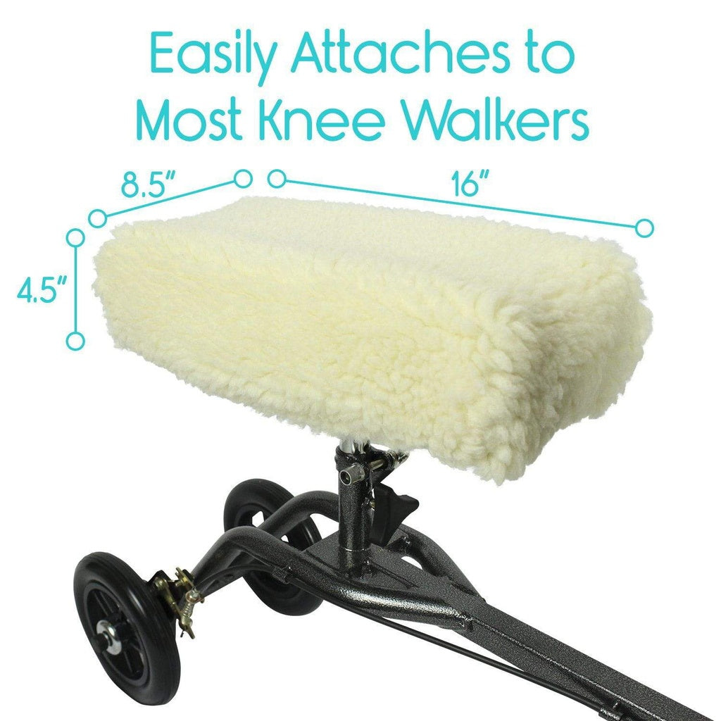 Sheepskin Knee Walker Pad