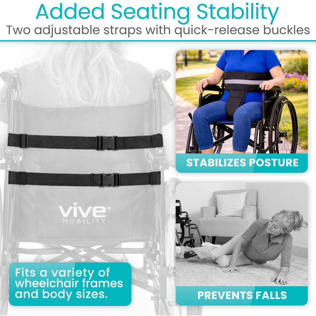 Waist and Pelvic Wheelchair Harness