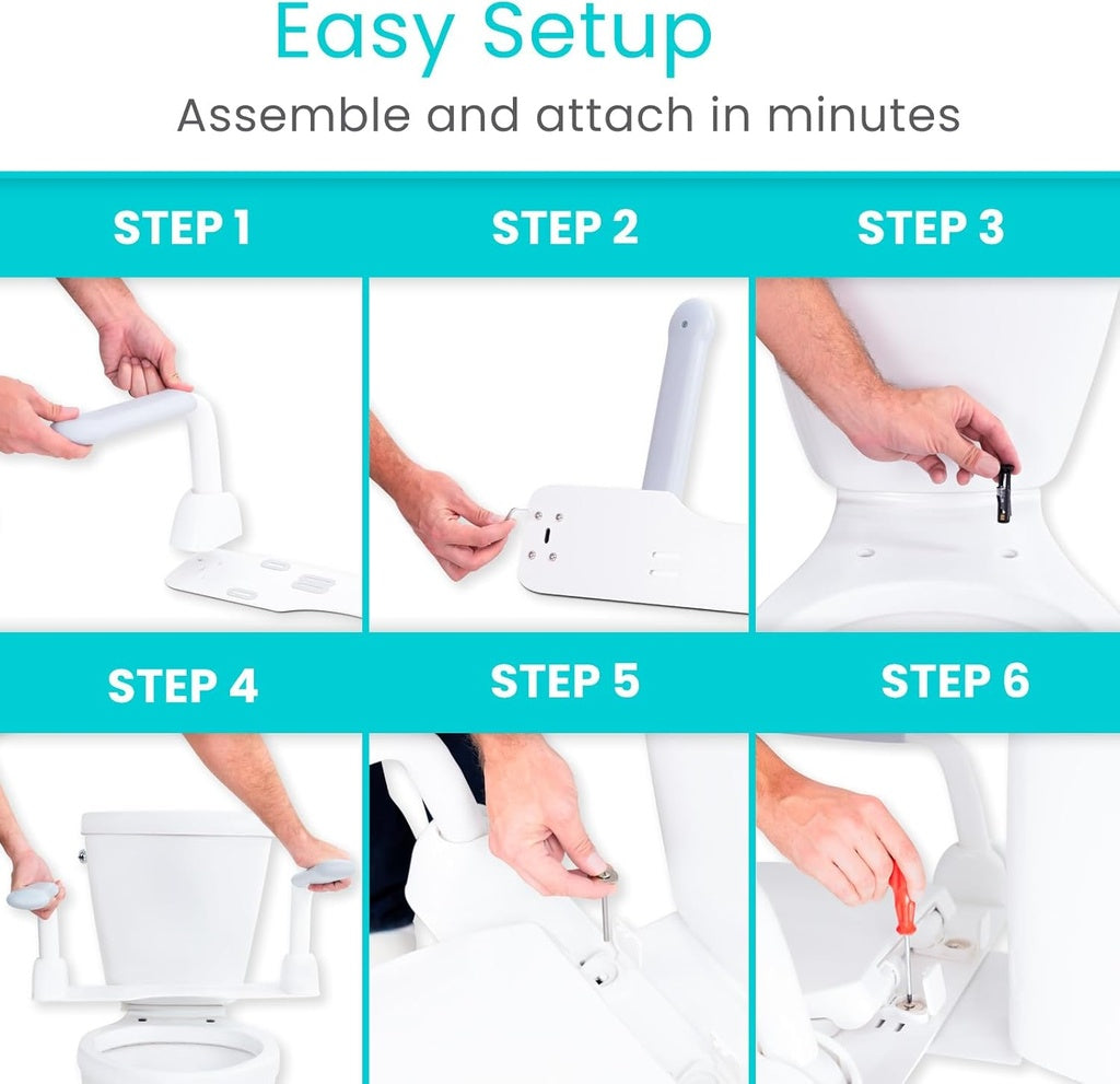 *Inspected Return* Rise Up Toilet Rail