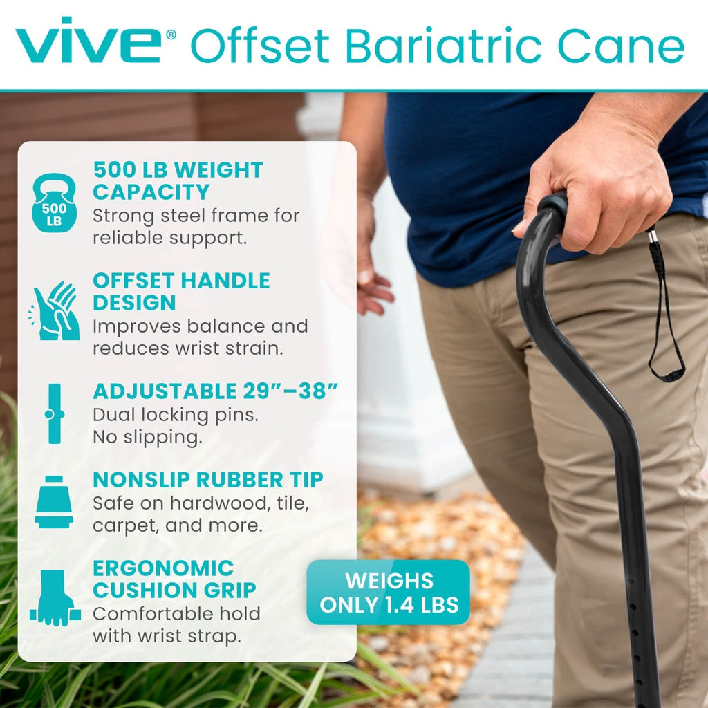 Offset Bariatric Cane