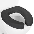 Cushioned Toilet Seat Riser Black 2" Soft