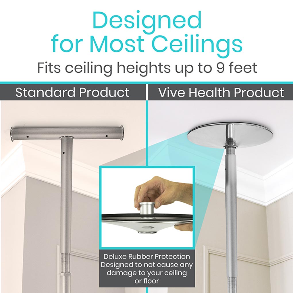 *Inspected Return* Floor to Ceiling Grab Bar