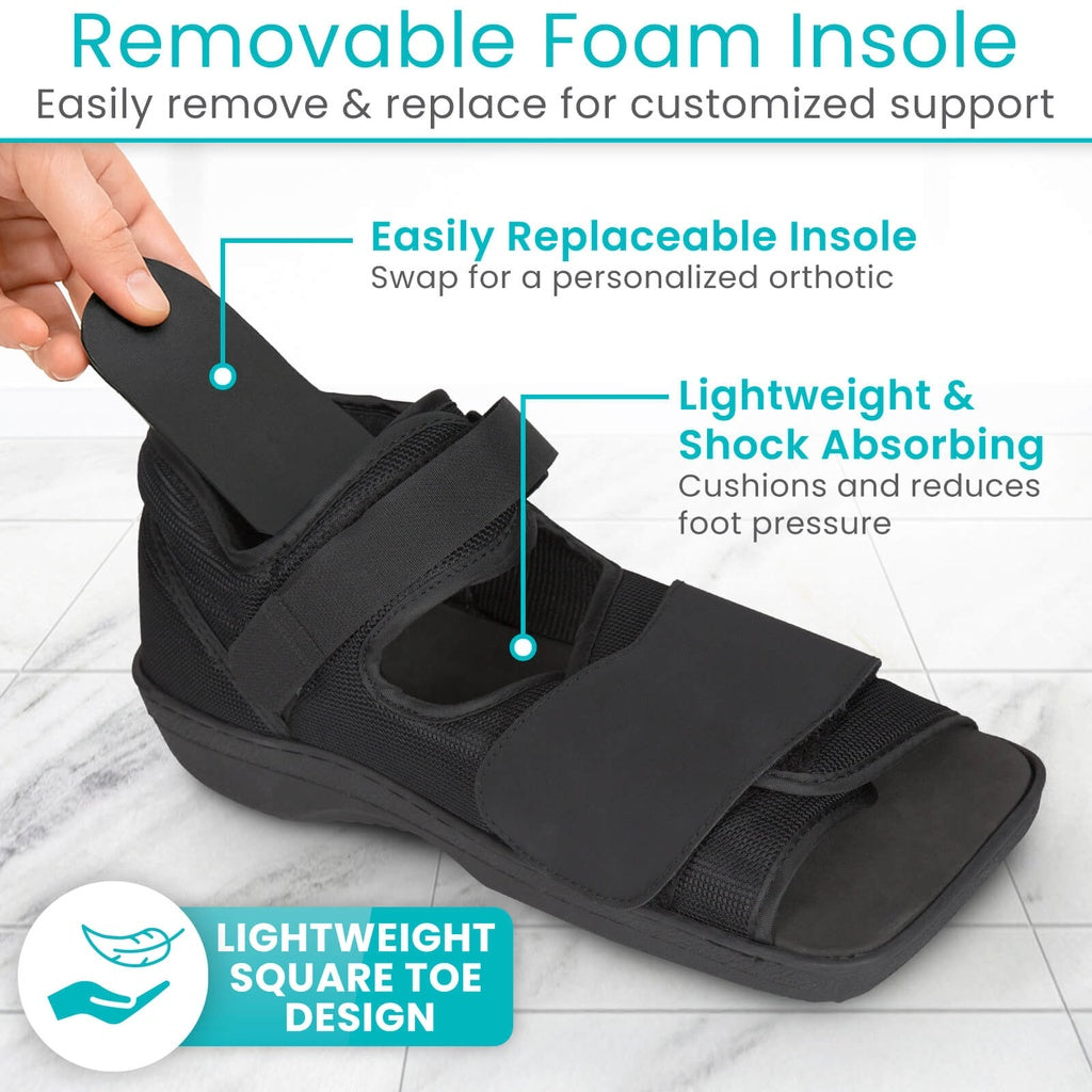Post Op Shoe With Imprinting