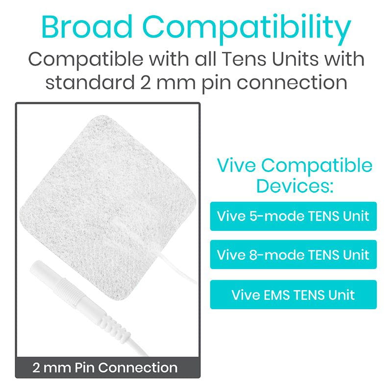 TENS Electrodes (Fabric Back) - 10 Sets of 4