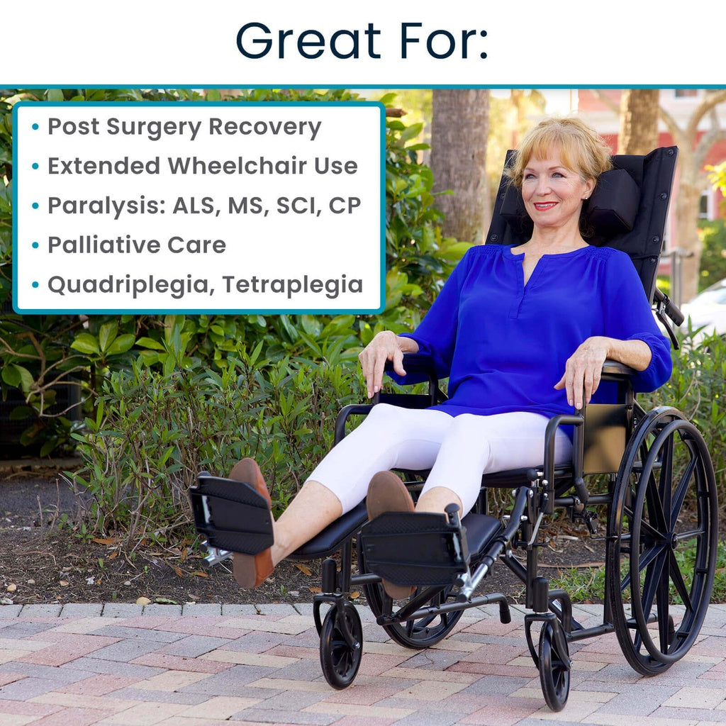 *Inspected Return* Reclining Wheelchair With Headrest