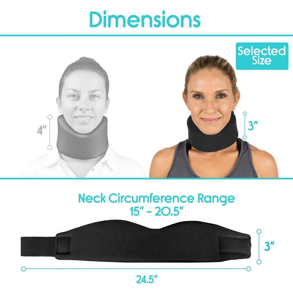 Cervical Collar - Neck Brace Thin 3'' With Imprinting