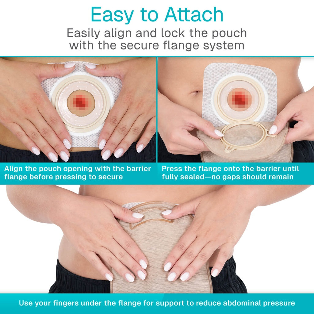 Ostomy Bags Two Piece - Box of 10 Bags