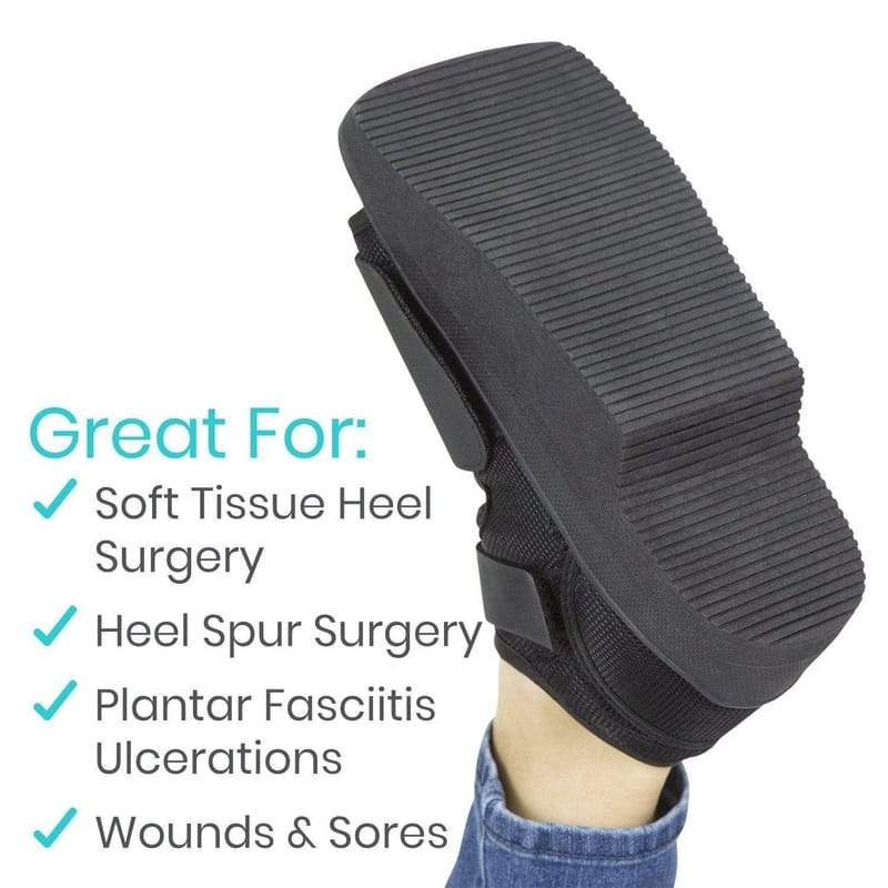 Heel Wedge Post Op Shoe With Imprinting