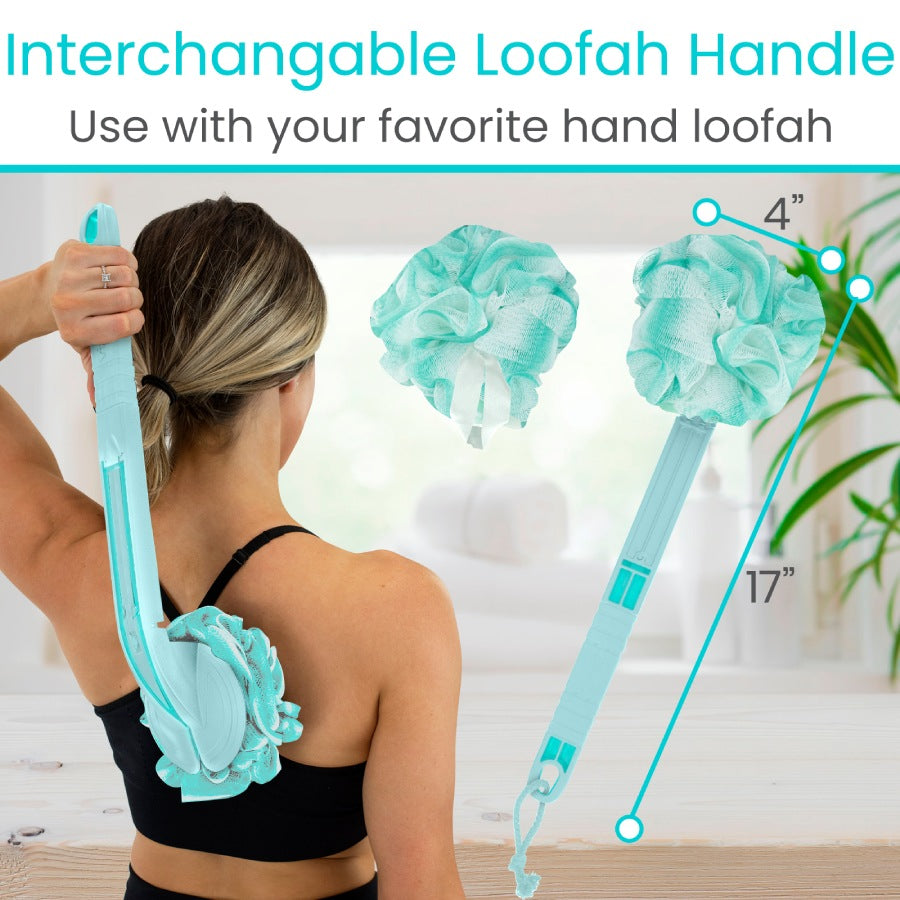 Interchangeable Loofah Handle