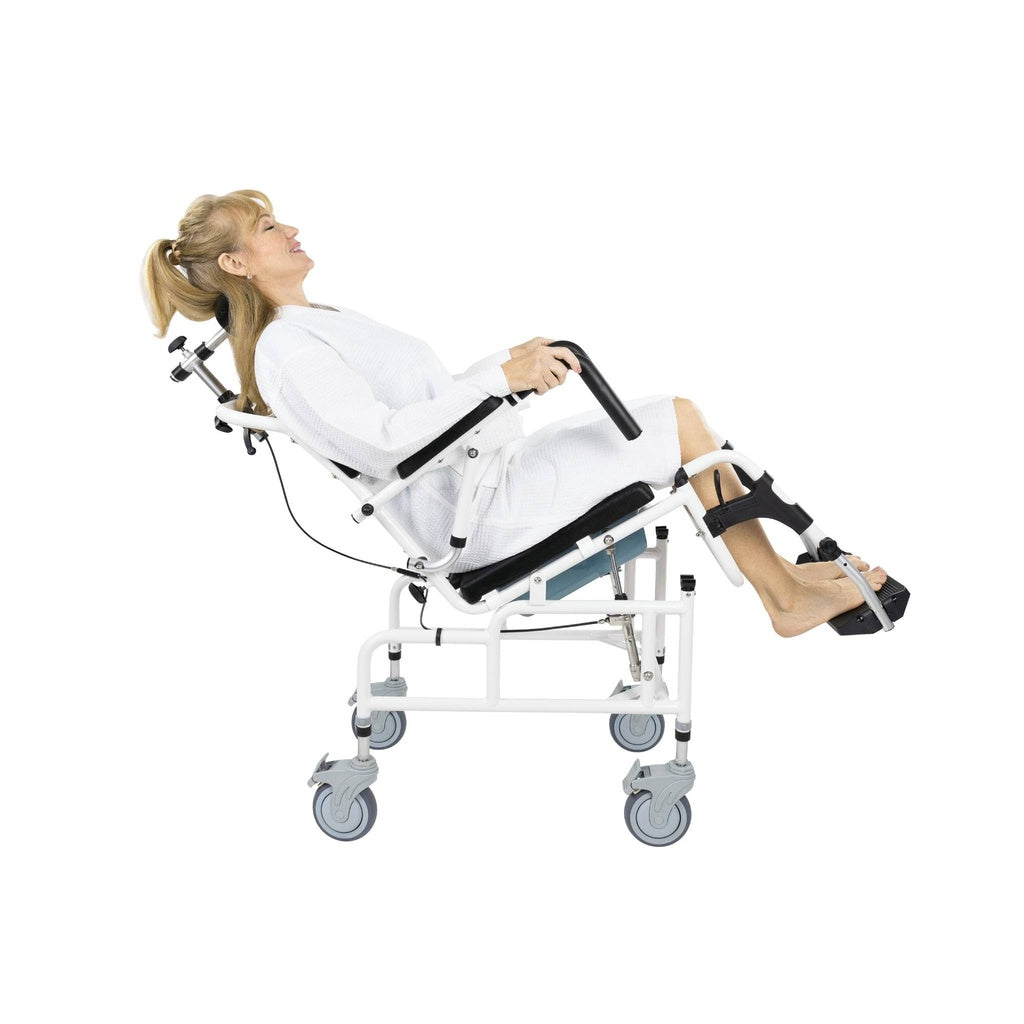 *Inspected Return* Reclining Shower Commode Transport Chair