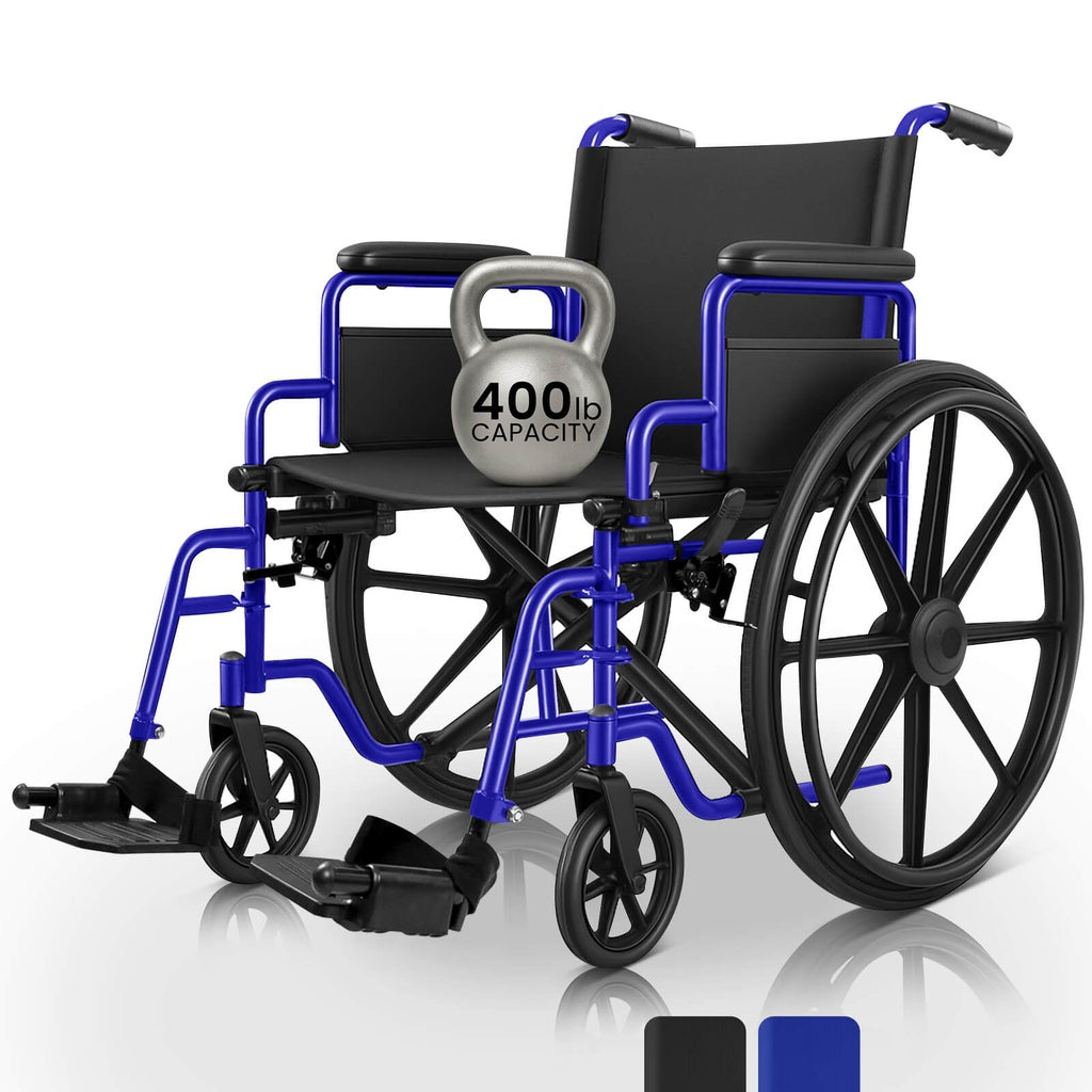 Heavy Duty Wheelchair (20", 400 lbs)