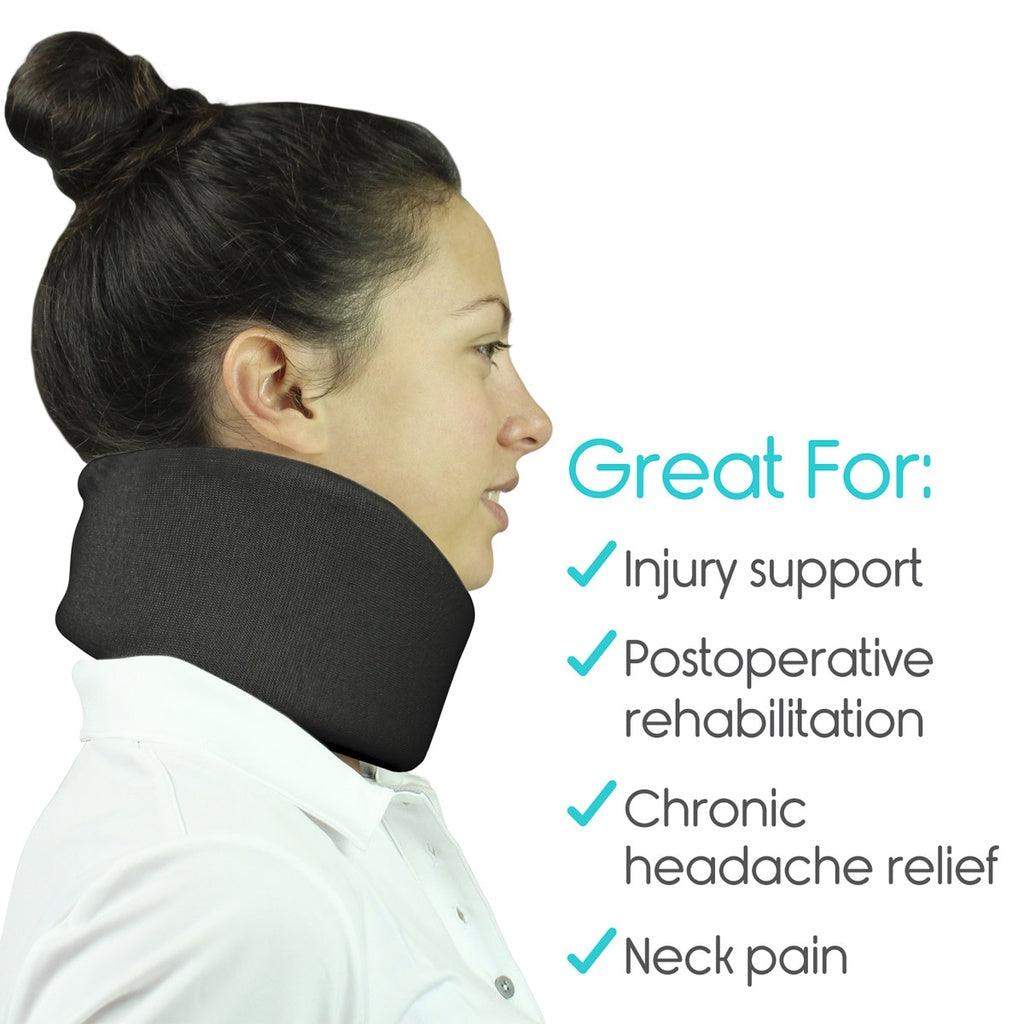 Cervical Collar - Neck Brace Thin 4'' With Imprinting