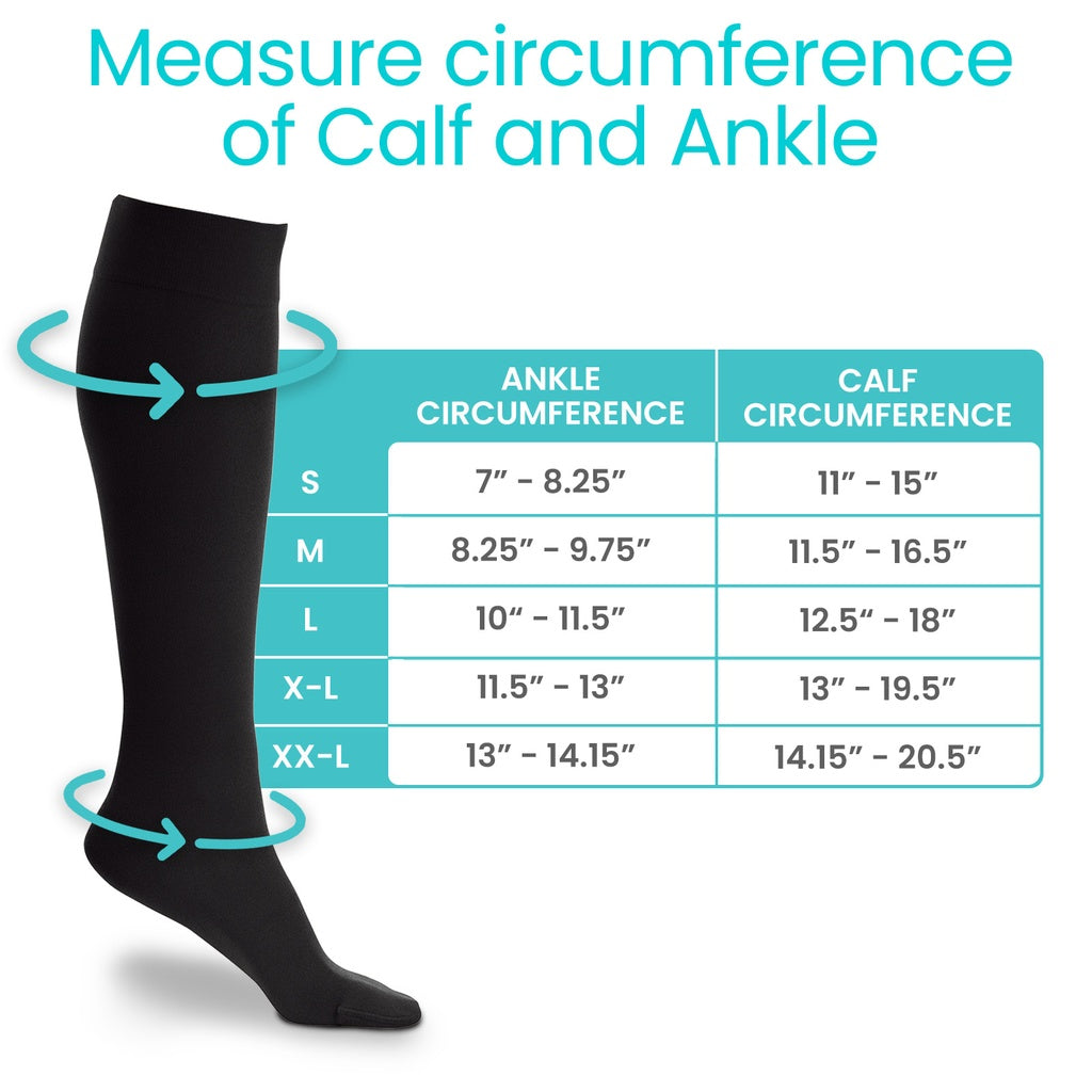 Knee High Compression Stockings 20-30mmHg