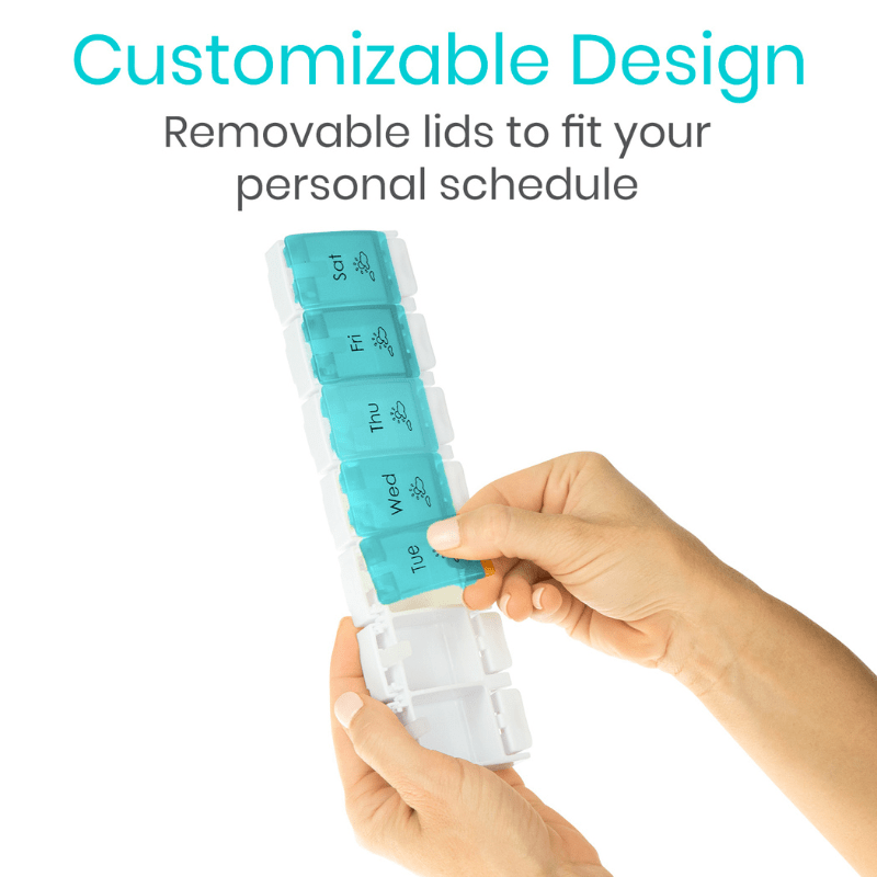 AM and PM Pill Organizer